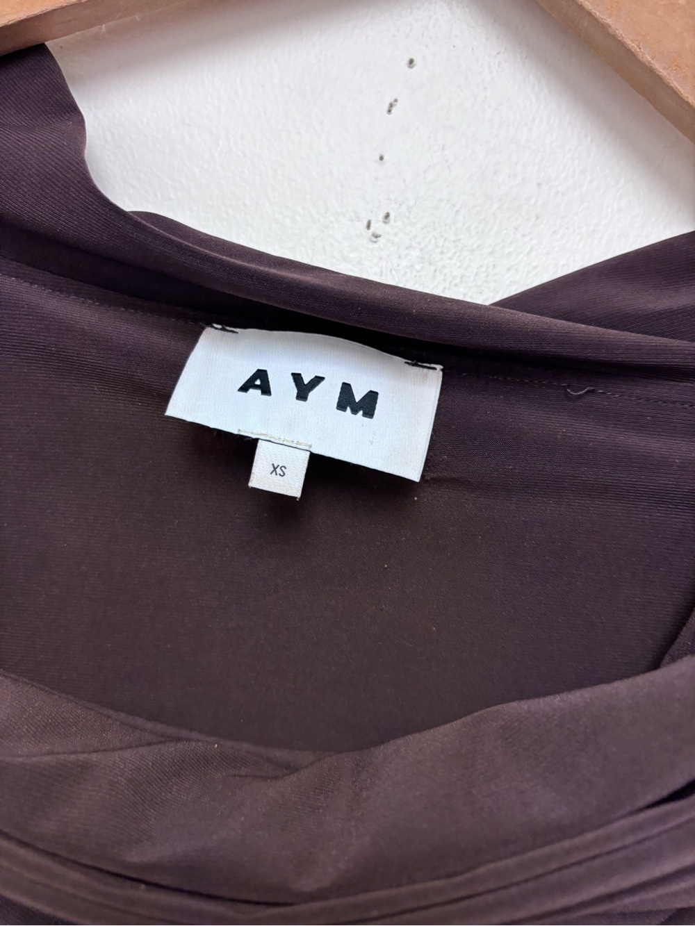 AYM Brown Off Shoulder Top - Picture 7 of 10